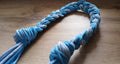 Sterk, duurzaam blauw touw hondenspeelgoed