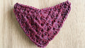 Burgundy dog bandana in size small