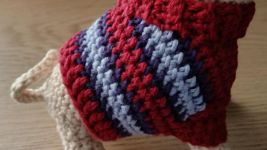 Close up on a sweater 