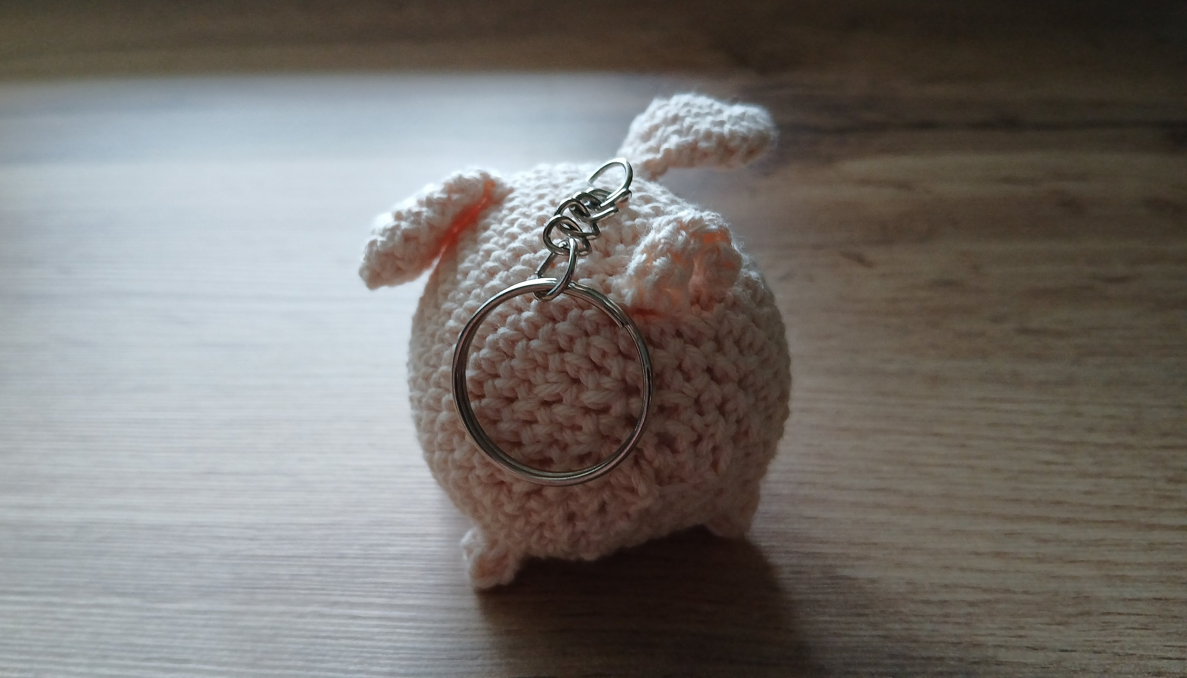 Sleutelhanger met aardappel-labrador retriever - handgemaakte gehaakte labradorhanger