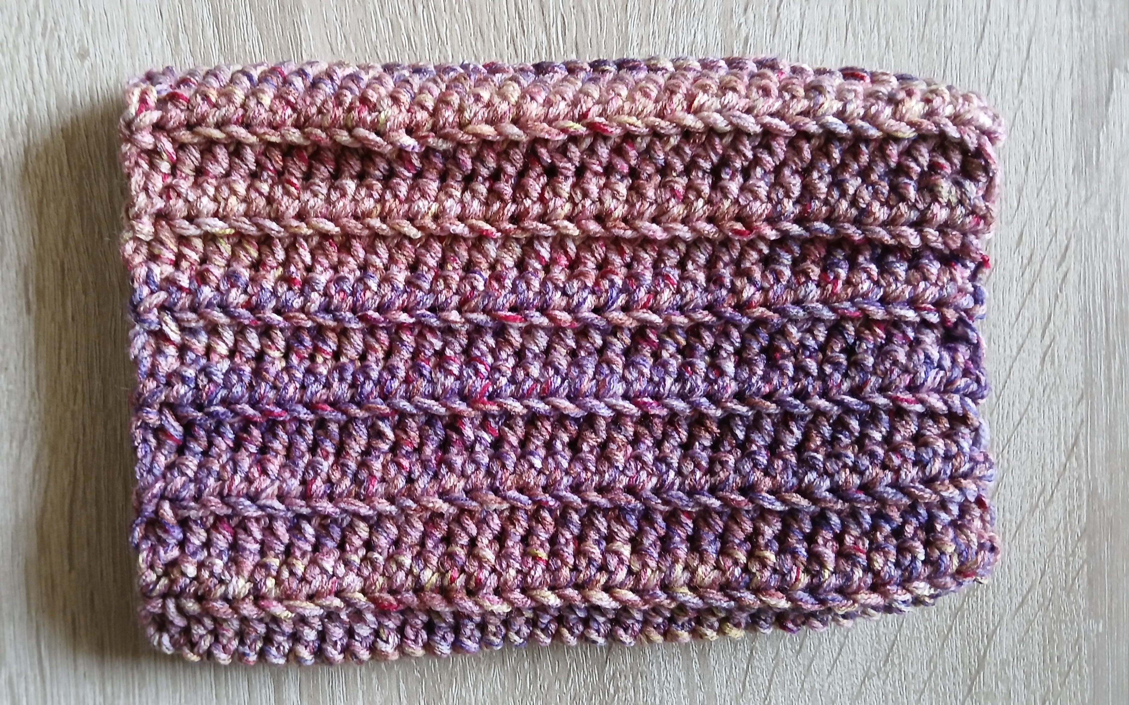 A flatlay of a winter scarf for dogs 