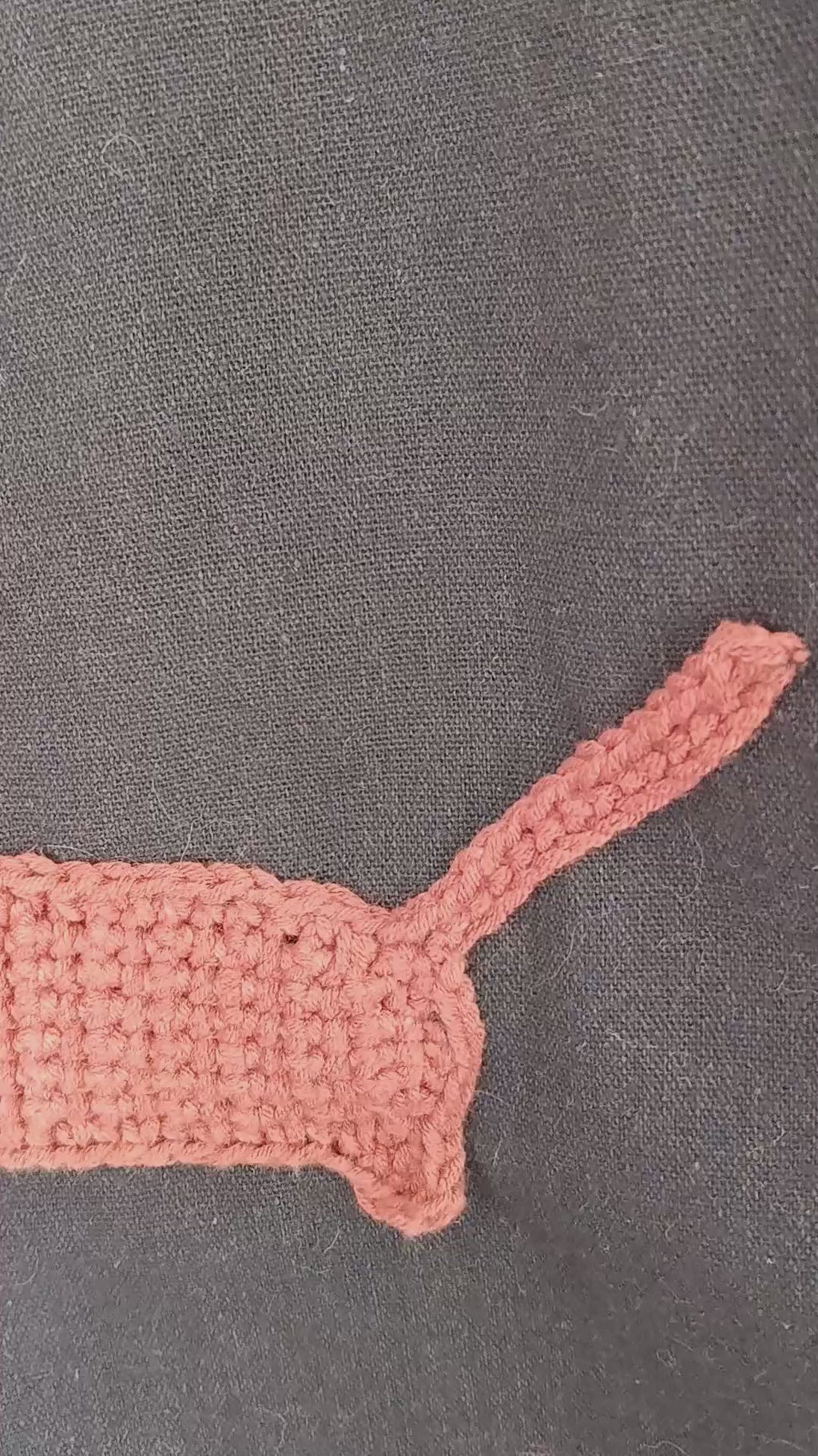 Dachshund Love Tote Bag, One of a Kind Shopping Bag, Cotton Canvas Reusable Market Bag - Chocolate Sausage Dog