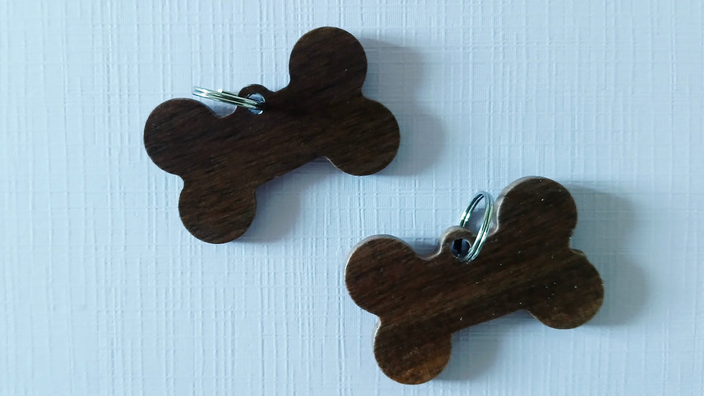 Personalisierte Laser-gravierte Hunde-ID-Marke – Knochen