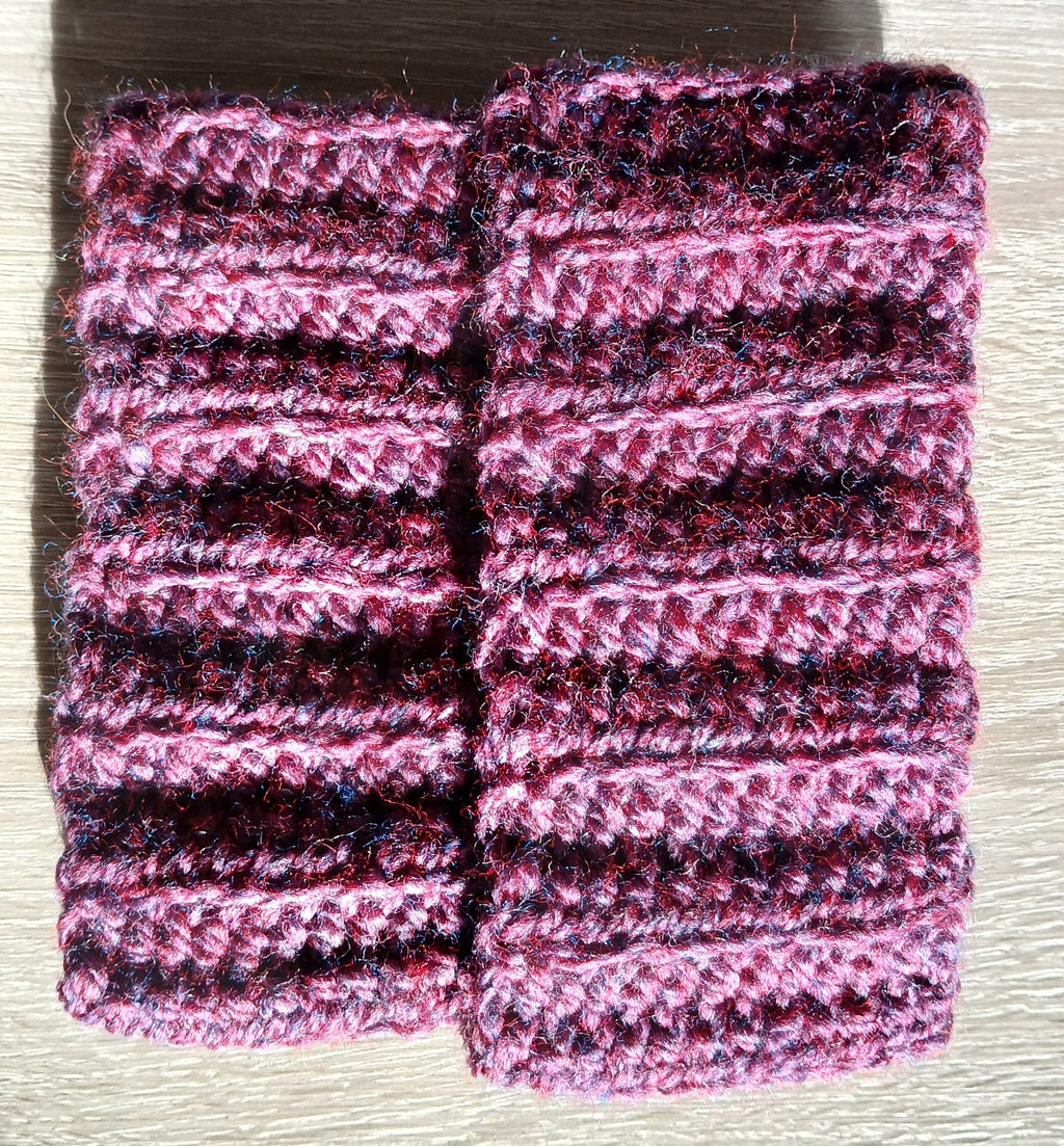 Purple Dog Snood, Crochet Dog Scarf, Handmade Pet Neck Warmer