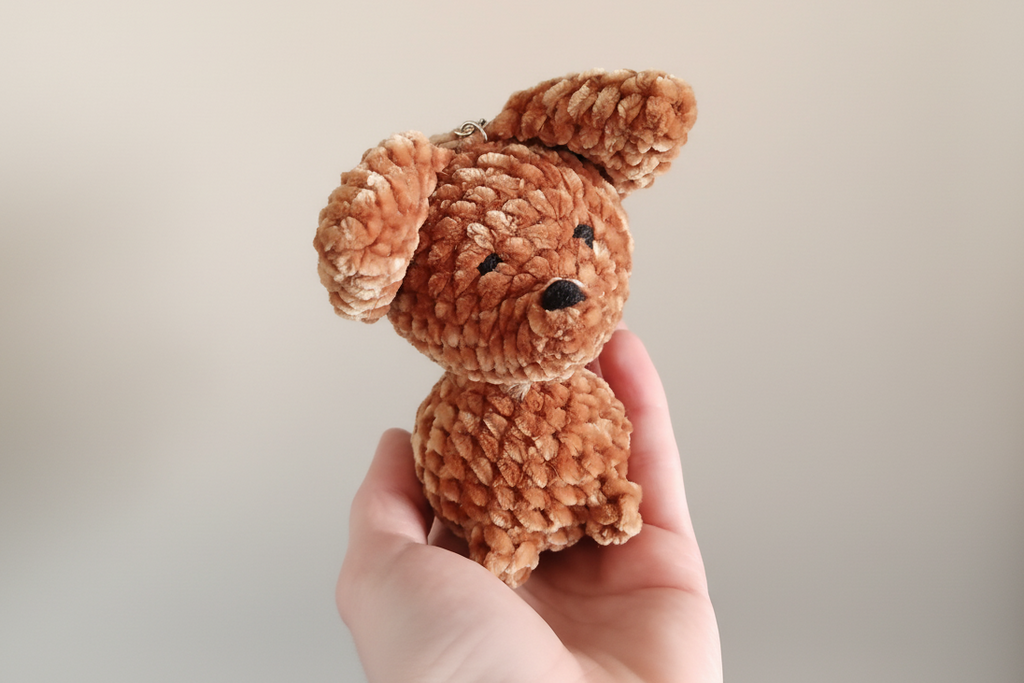 Bruine Chihuahua sleutelhanger