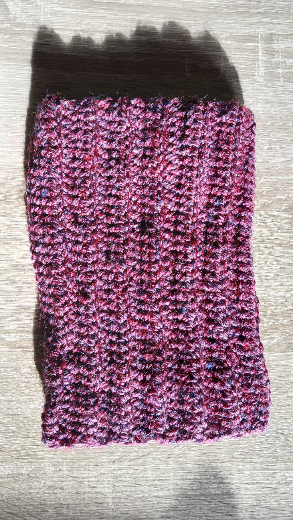 Purple Dog Snood, Crochet Dog Scarf, Handmade Pet Neck Warmer