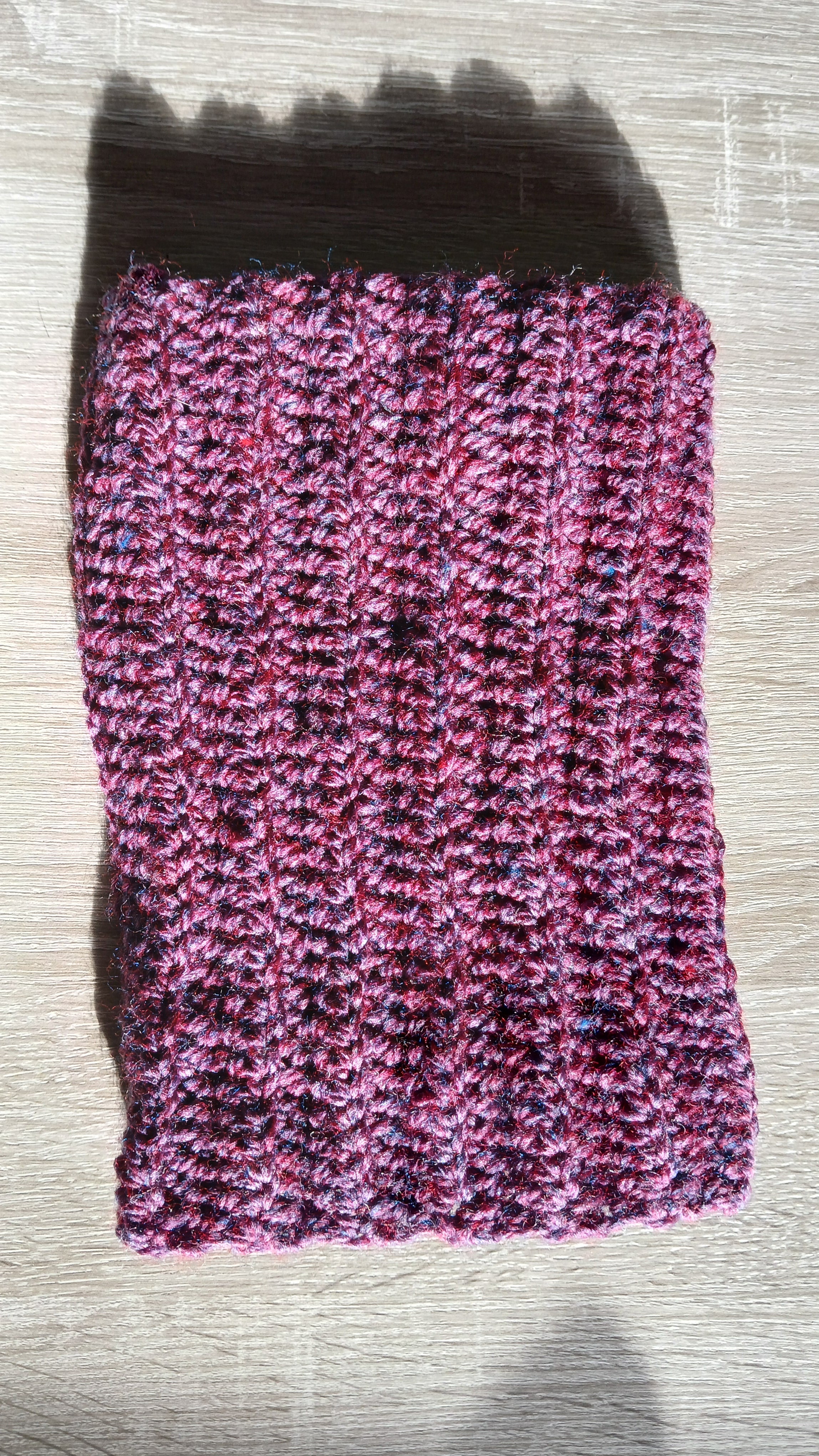 Purple Dog Snood, Crochet Dog Scarf, Handmade Pet Neck Warmer