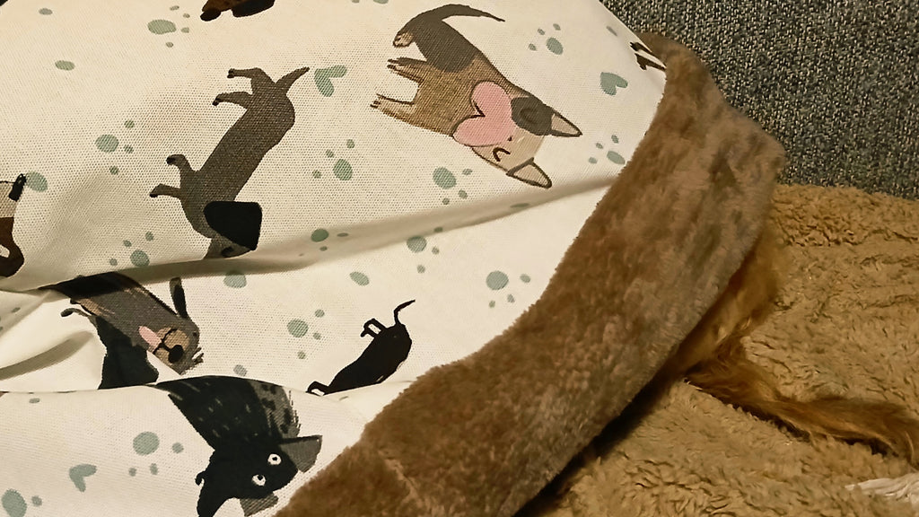 Gezellige Hondenslaapzak, Puppyzak, Knuffelzak Hondenmand