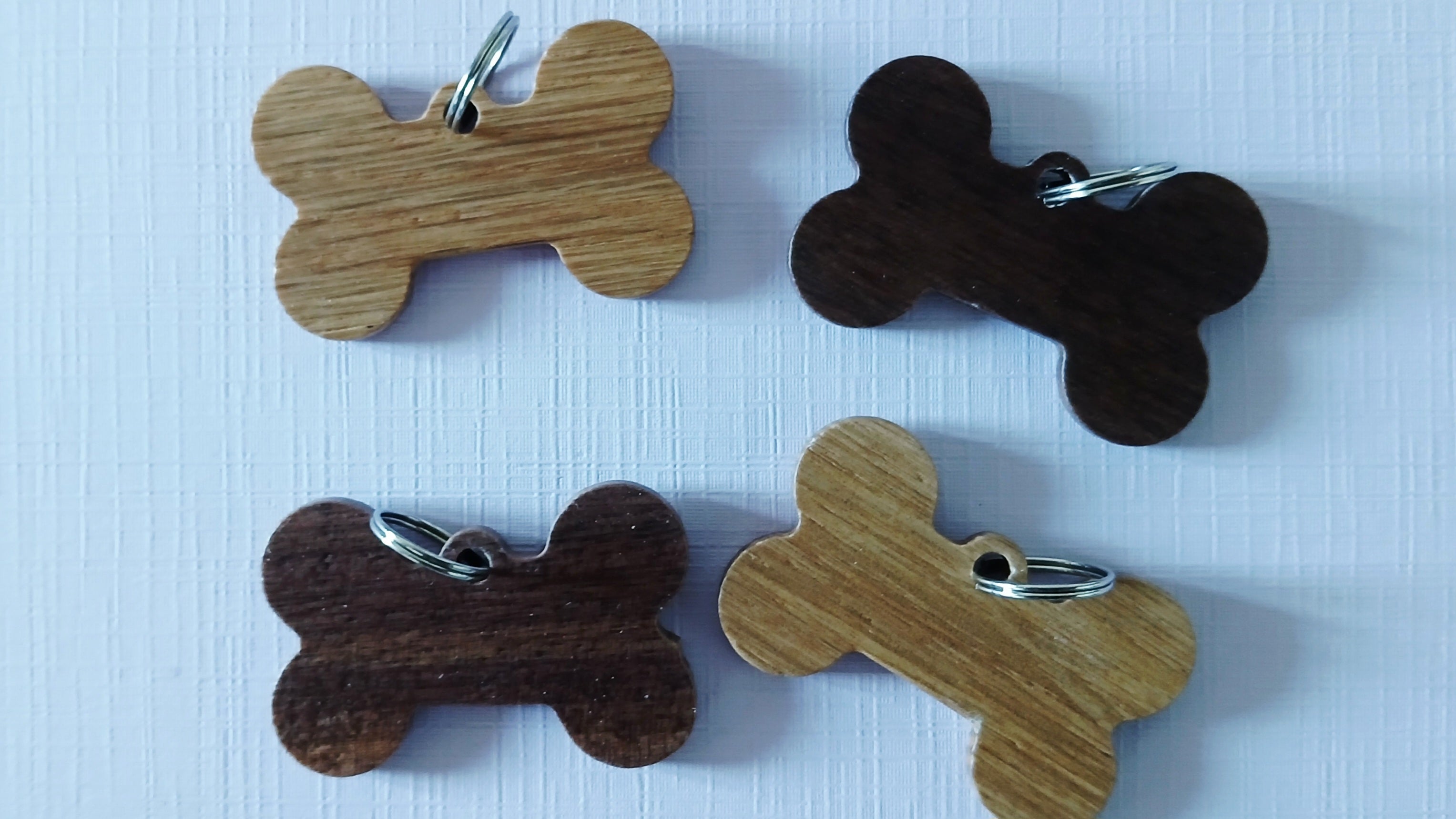 Personalisierte Laser-gravierte Hunde-ID-Marke – Knochen