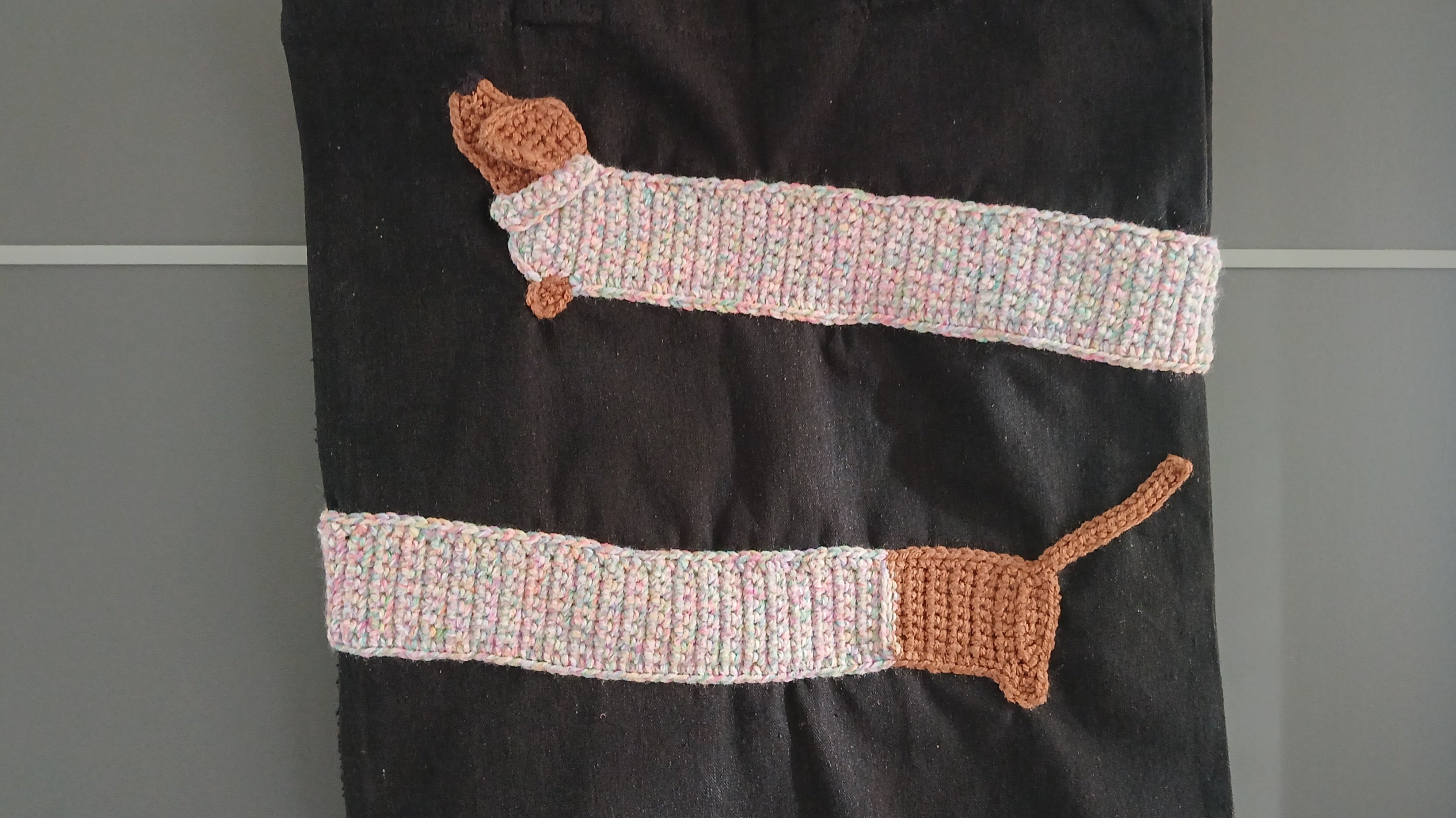 Dachshund Tote Bag, Shopping Bag With a Sausage Dog, Handcrafted Cotton Canvas Market Bag