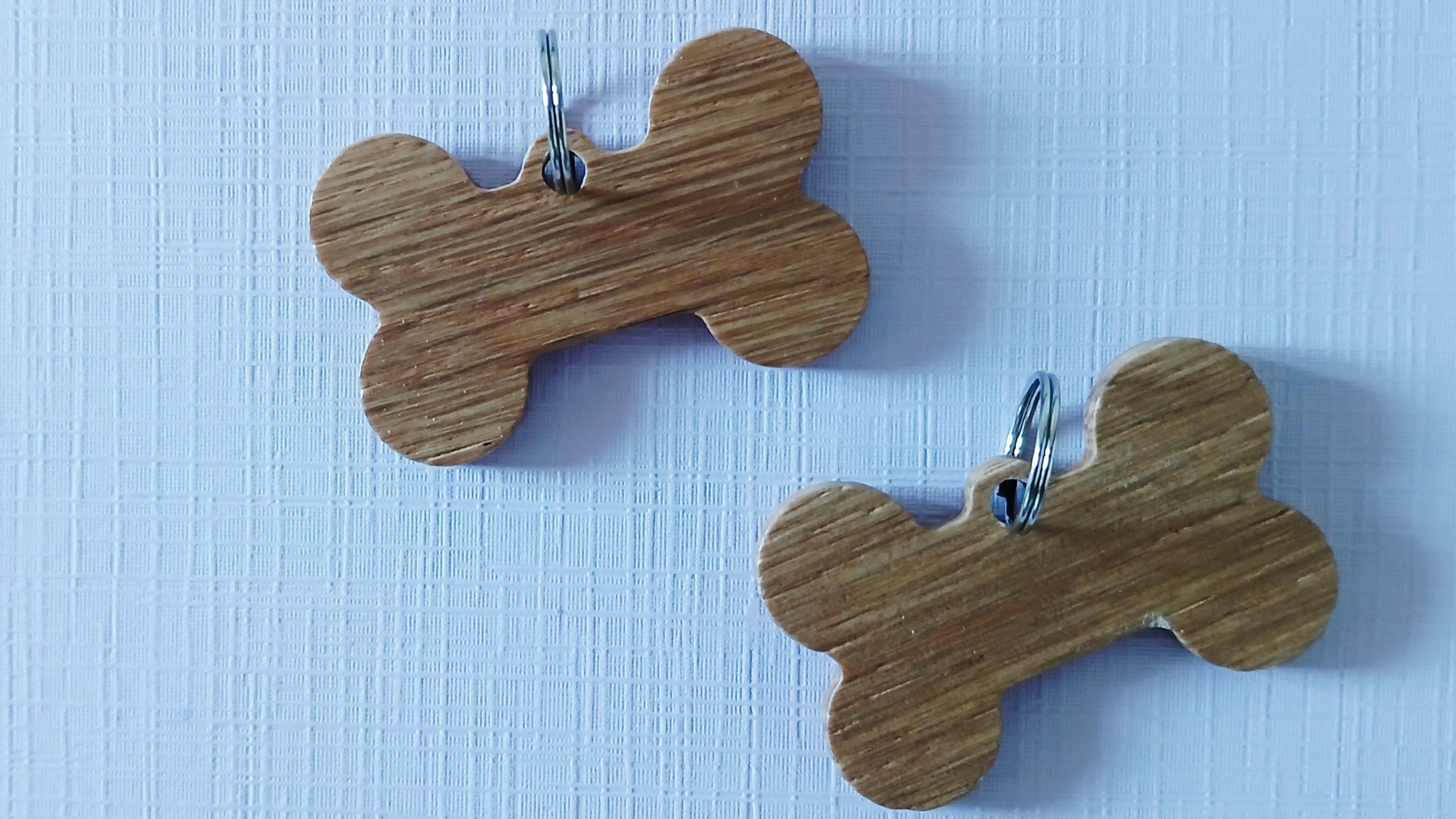 Personalisierte Laser-gravierte Hunde-ID-Marke – Knochen