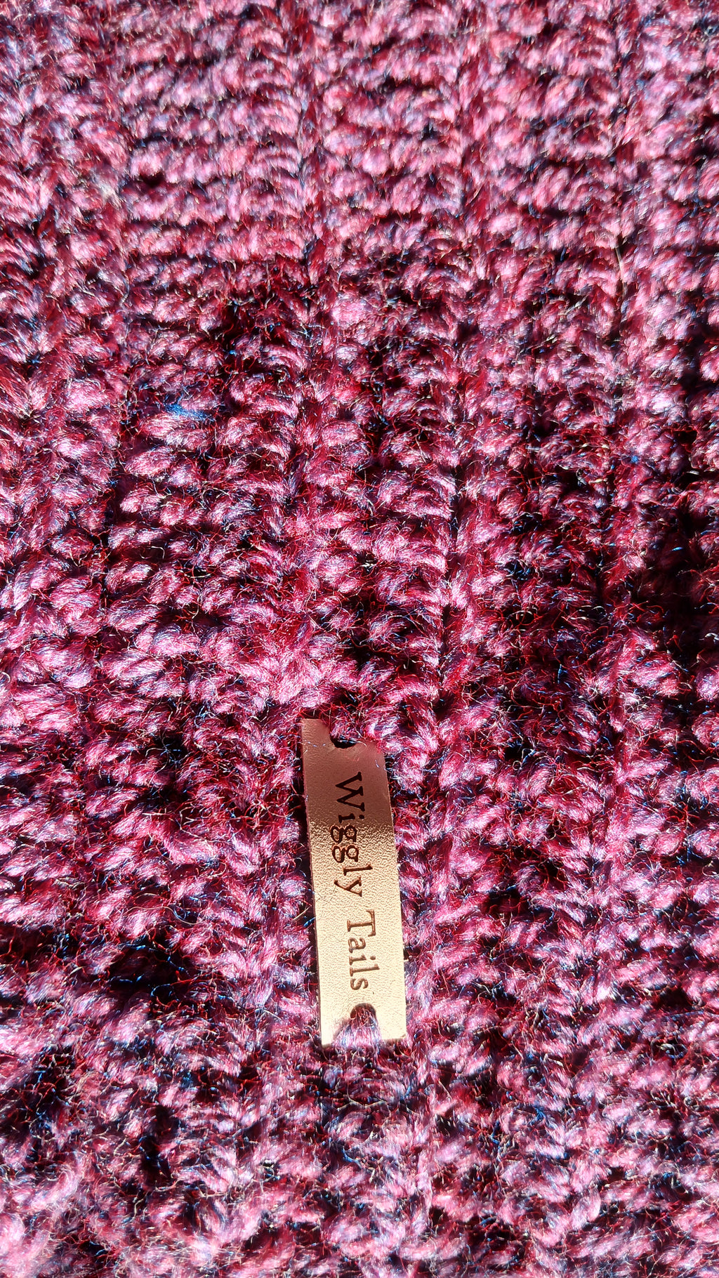 Purple Dog Snood, Crochet Dog Scarf, Handmade Pet Neck Warmer